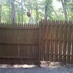 fence after staining
