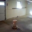 garage floor before painting