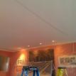 Before picture. Ceiling cracks in need of repair.