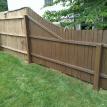Fence stained.