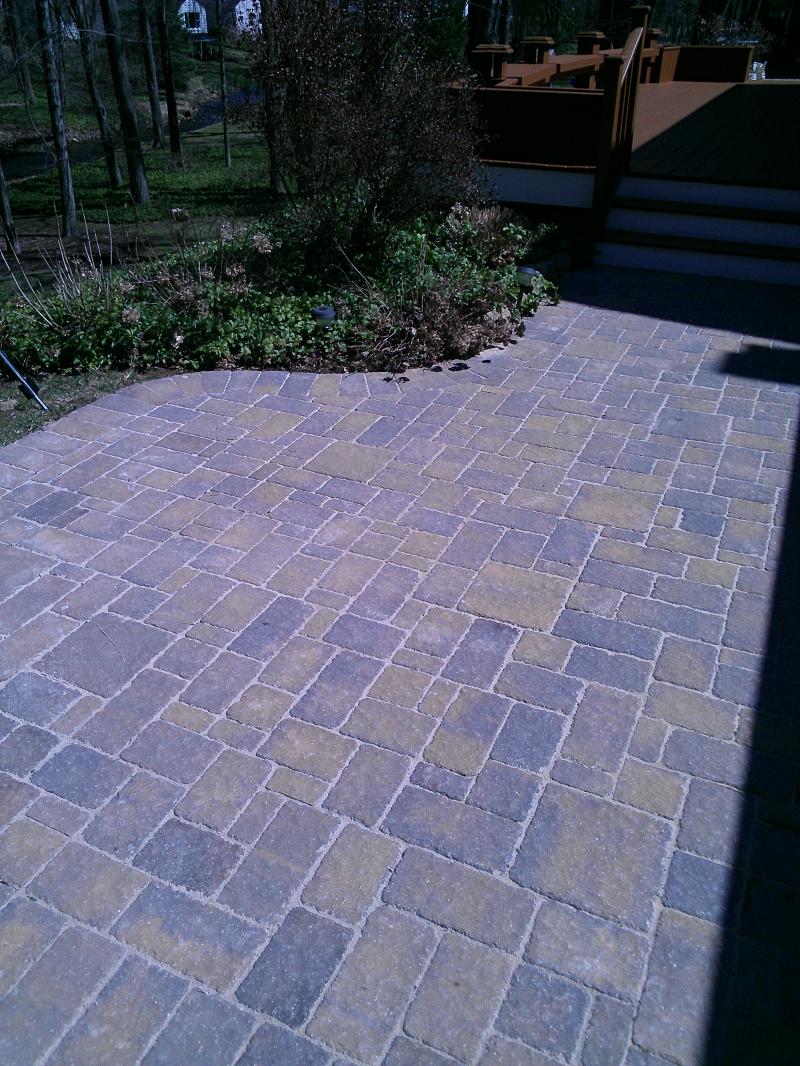 A customer asked us to resand their patio,it turned out nice.